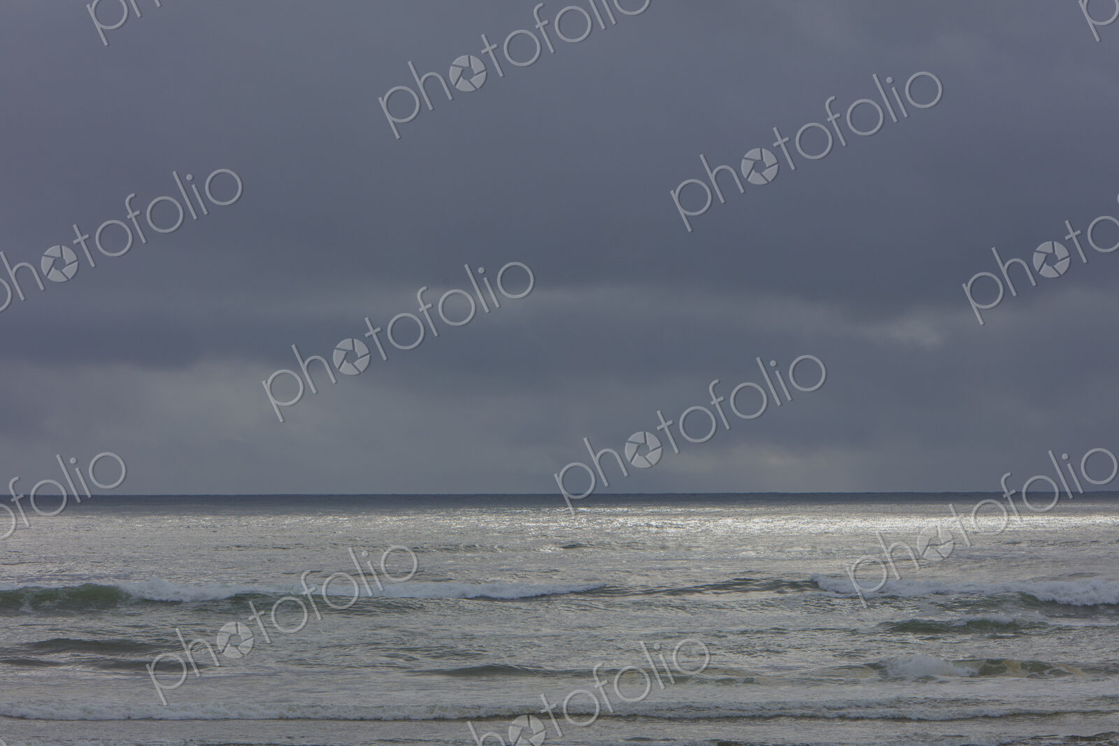 Seascape at dusk