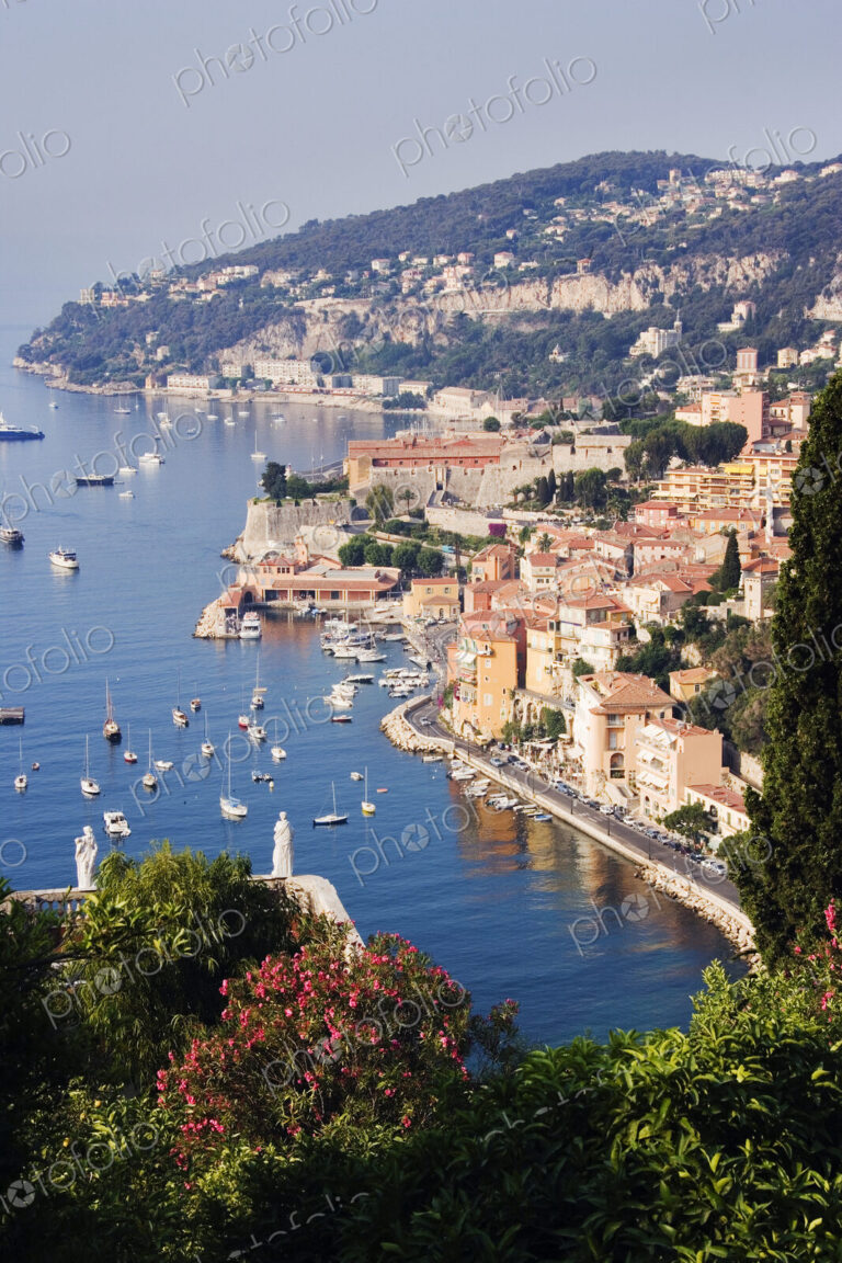 Seaside Town of Villefranche sur Mer in Southern France
