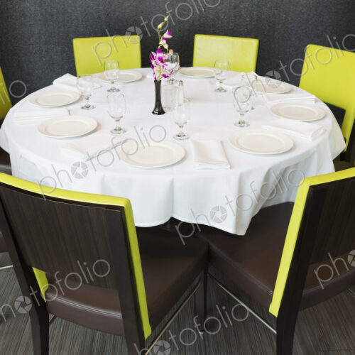 Set table in Thai restaurant Set table in Thai restaurant
