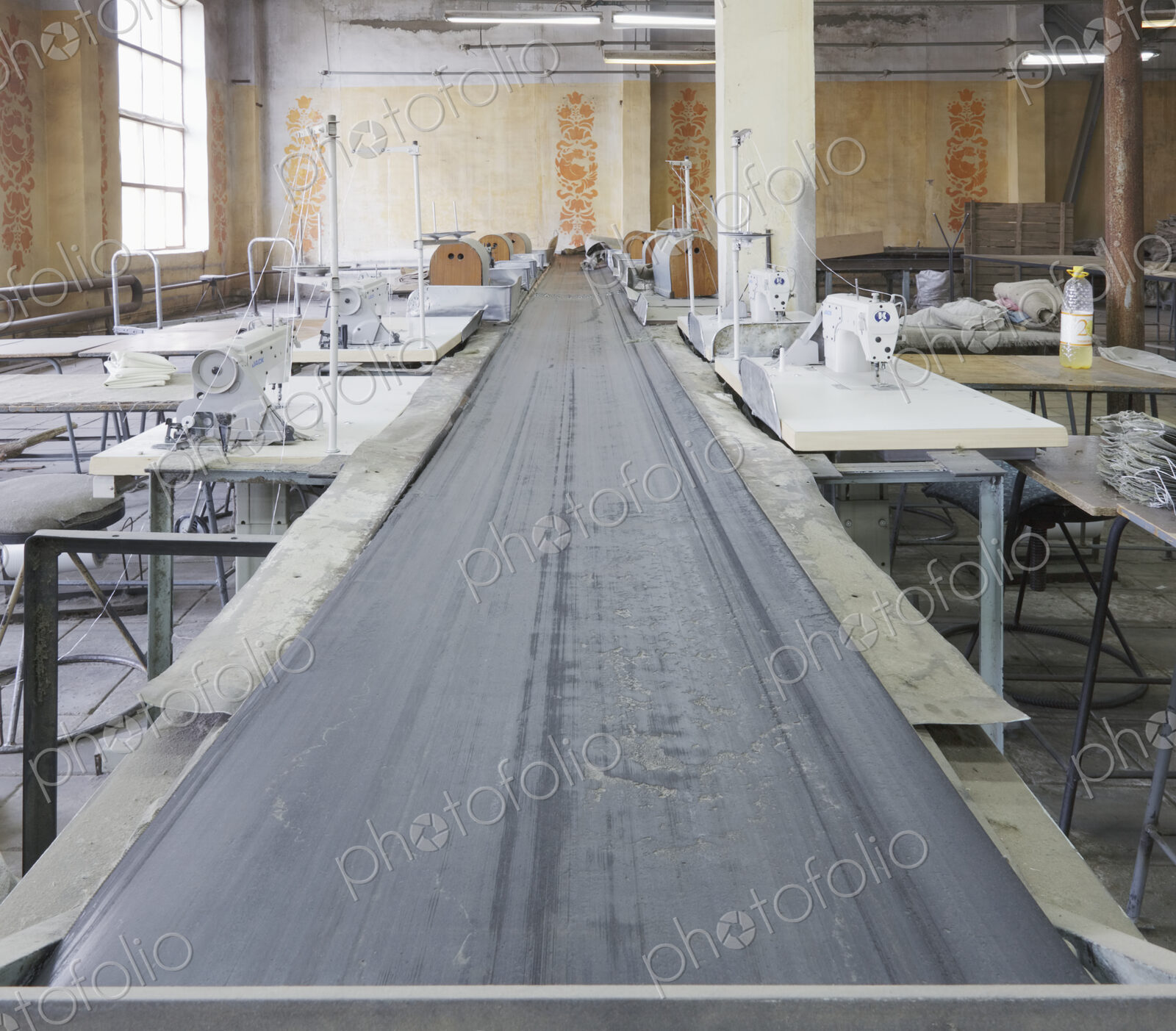 Sewing Line in an Old Factory