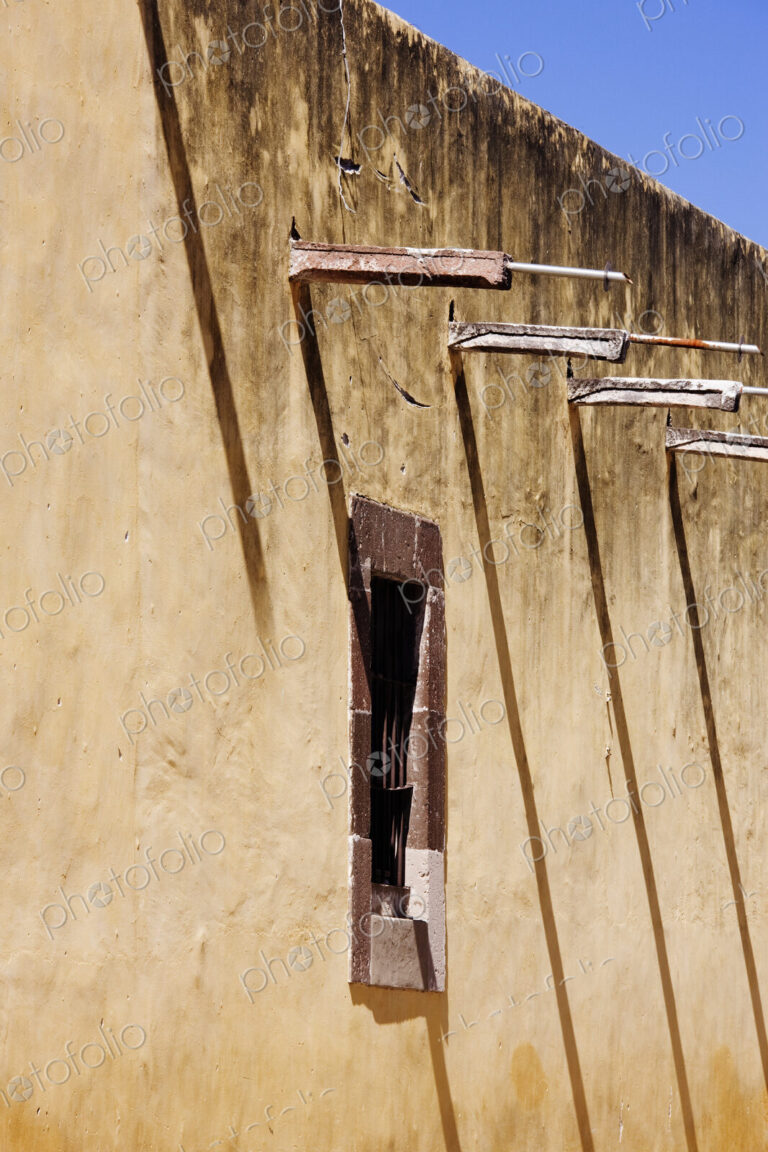 Shadows on Old World Building