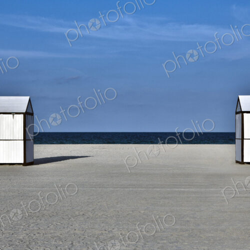 Sheds on a Deserted Beach Sheds on a Deserted Beach