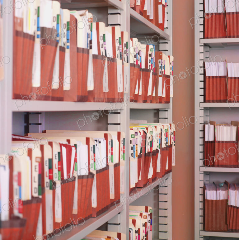 Shelves of File Folders