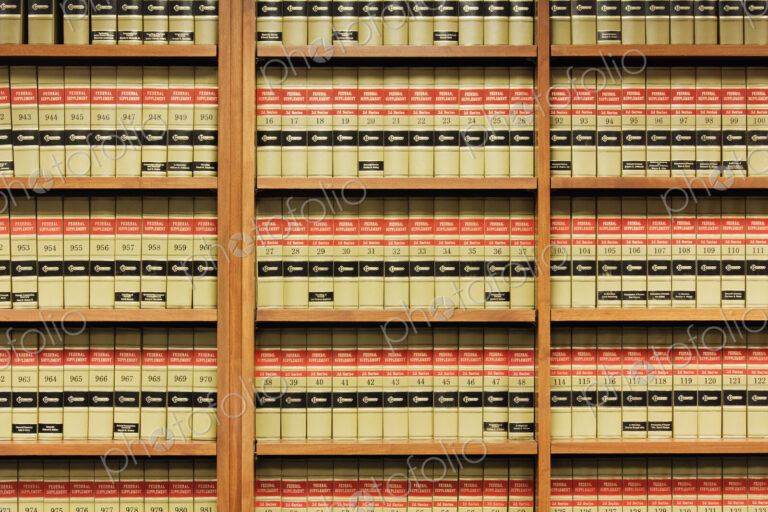 Shelves of Law Books