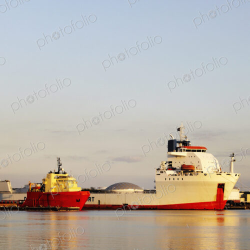 Shipping Boats on Calm Waters Shipping Boats on Calm Waters