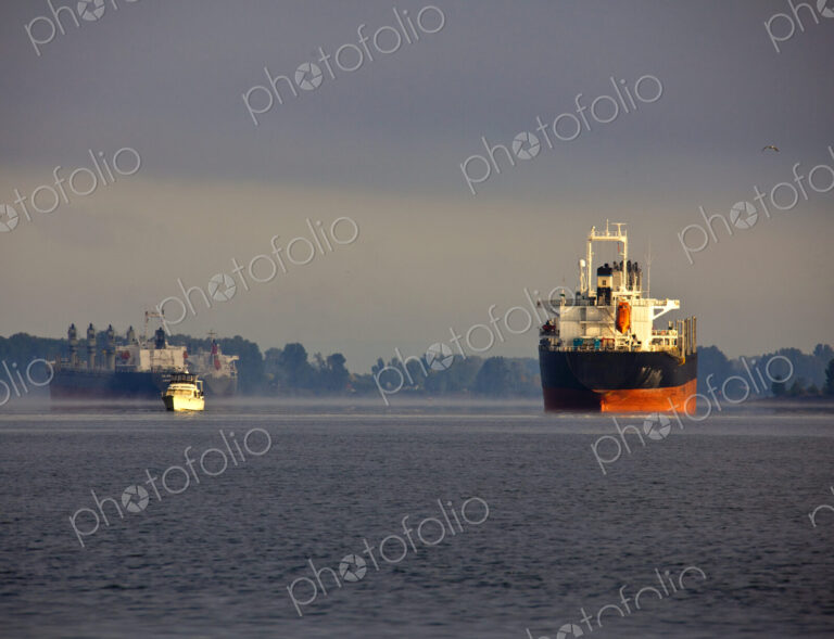 Ships on the Columbia River, Pacific Northwest, United States