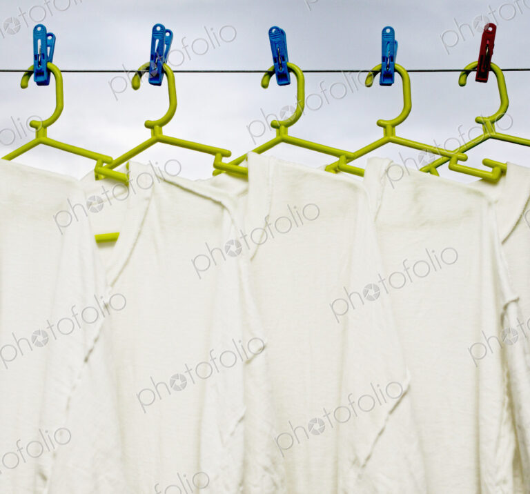 Shirts Hanging to Dry