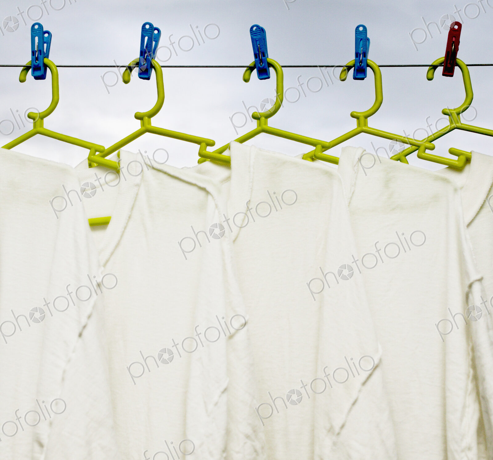Shirts Hanging to Dry