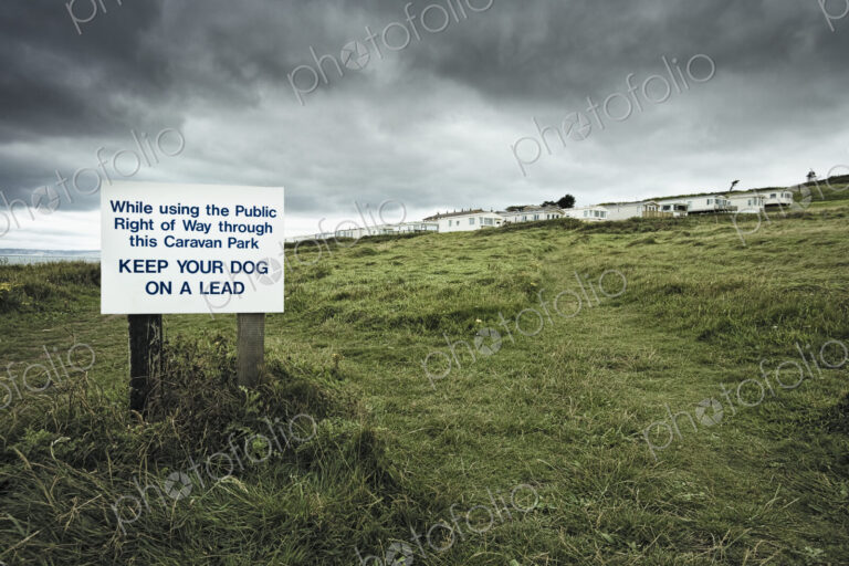 Sign at Caravan Park