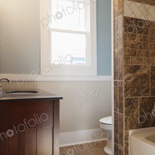 Sink, bathtub and toilet in bathroom Sink, bathtub and toilet in bathroom