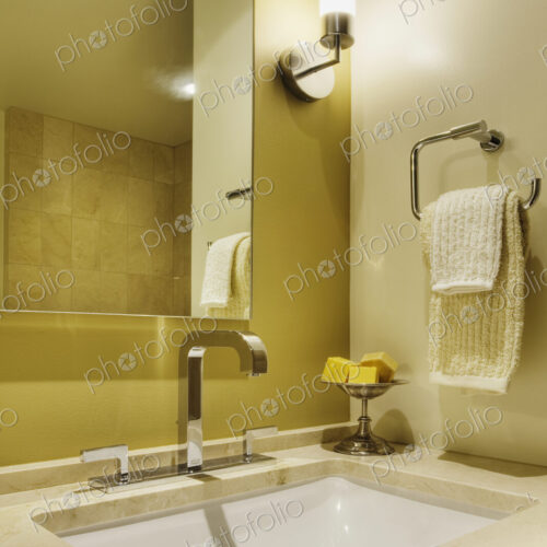 Sink in Upscale Bathroom