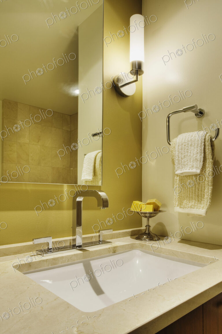 Sink in Upscale Bathroom