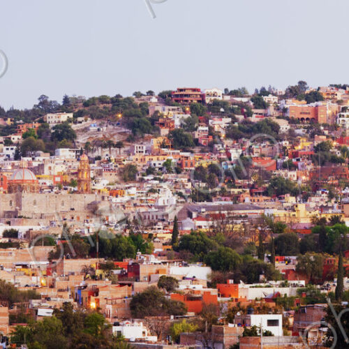 Skyline of San Miguel de Allende at Dusk Skyline of San Miguel de Allende at Dusk