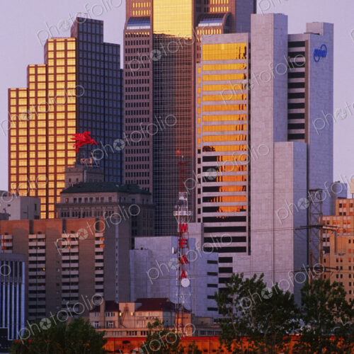 Skyscrapers in Downtown Dallas Skyscrapers in Downtown Dallas
