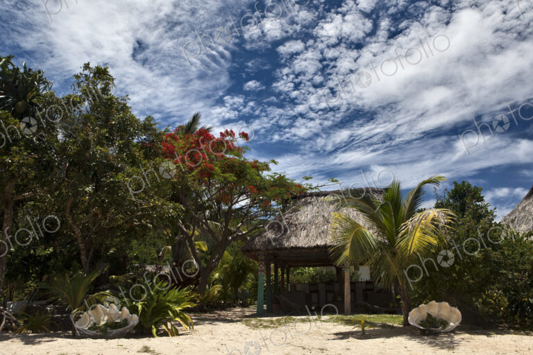 Small Hut on a Tropical Beach