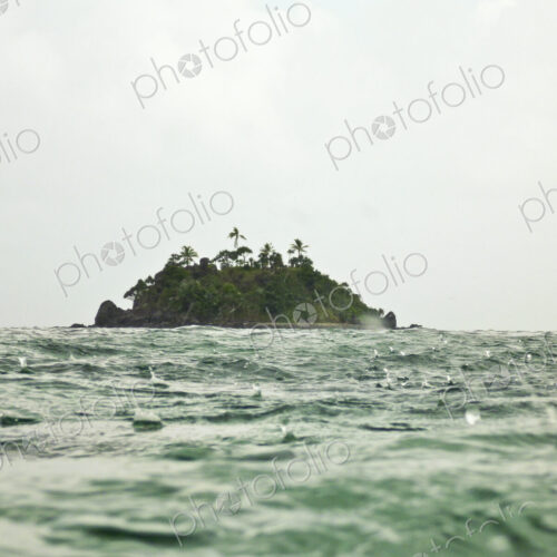 Small Island In The Ocean