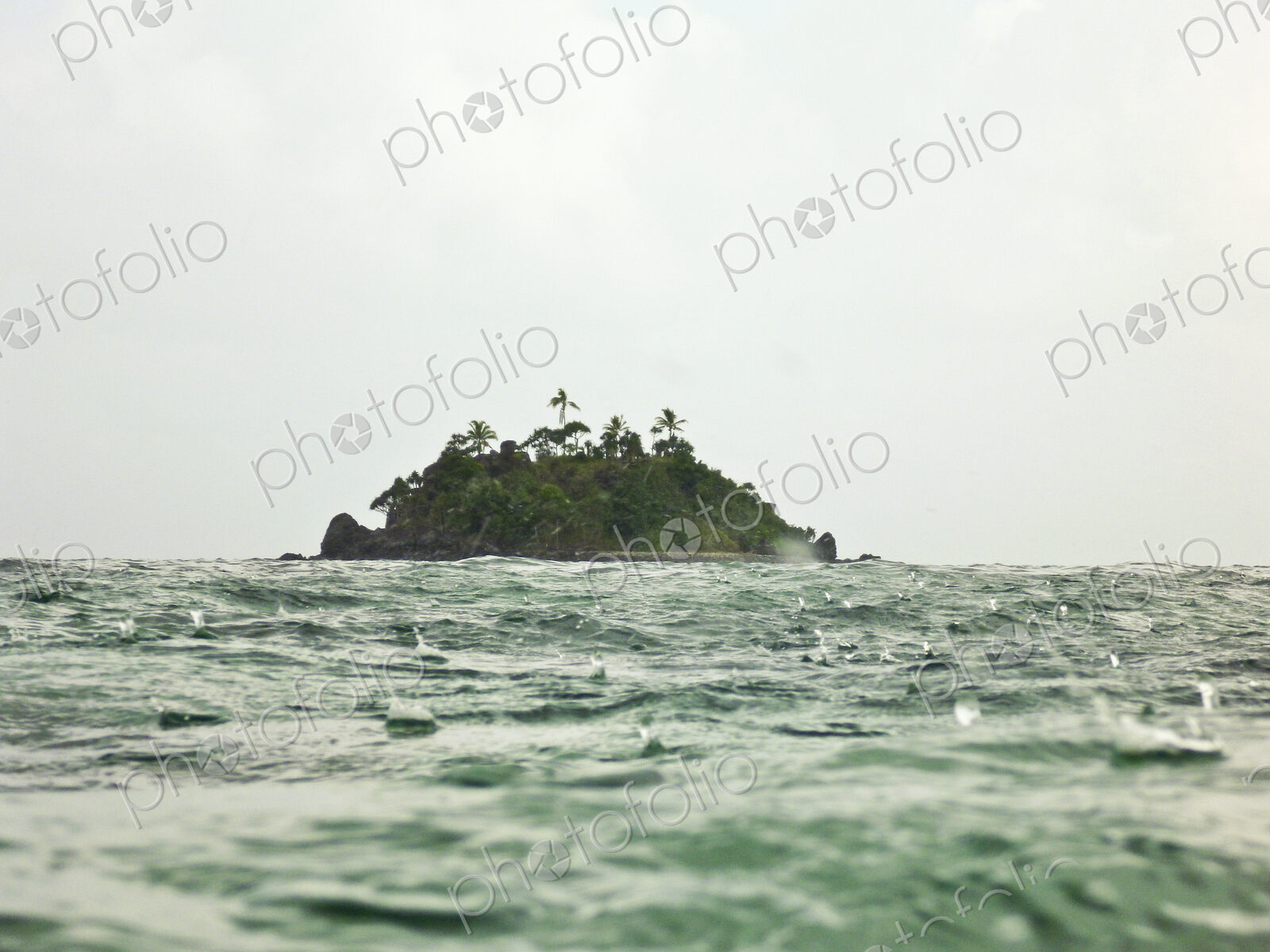 Small Island In The Ocean