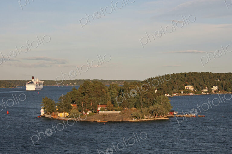 Small Island With Summer Homes