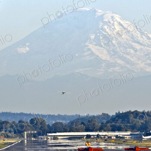 Small Plane Landing On Runway Small Plane Landing On Runway