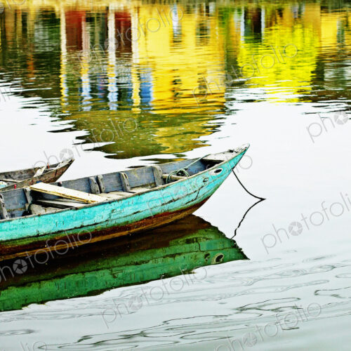 Small Wooden Boats on the Water Small Wooden Boats on the Water