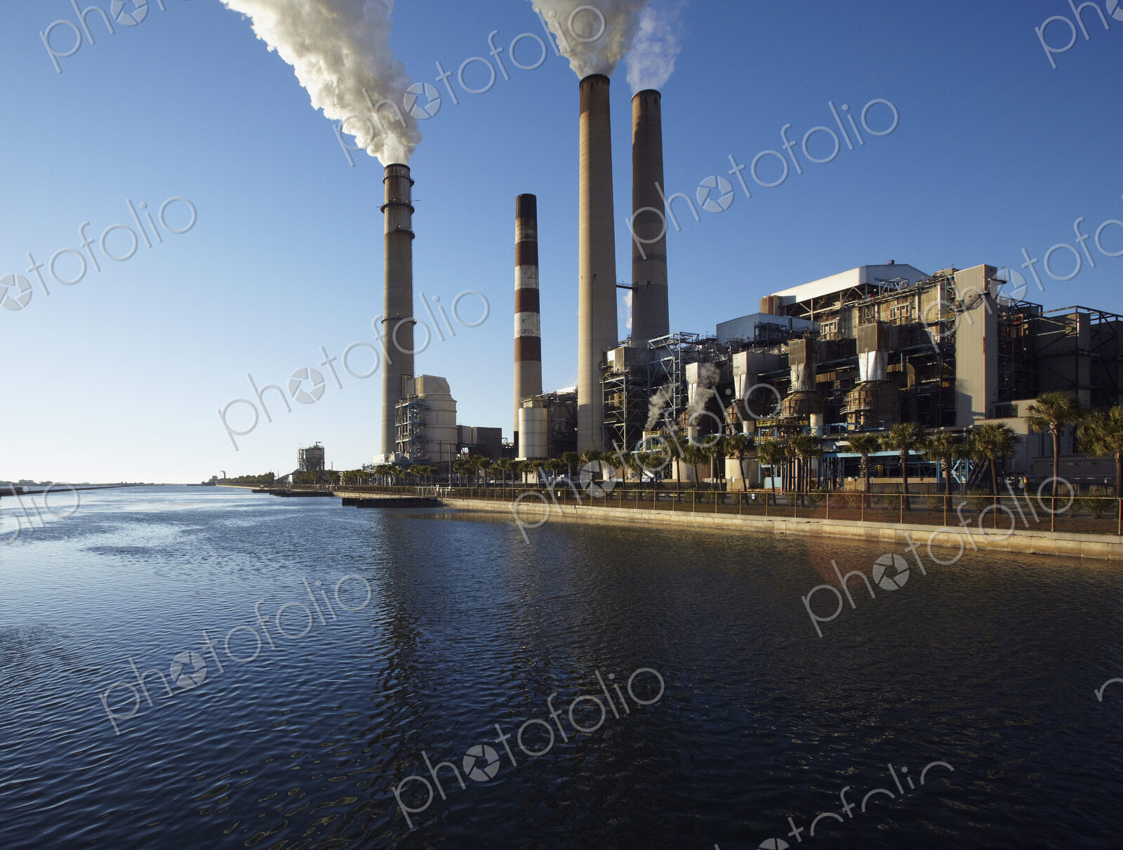 Smoke Rising From Smokestacks