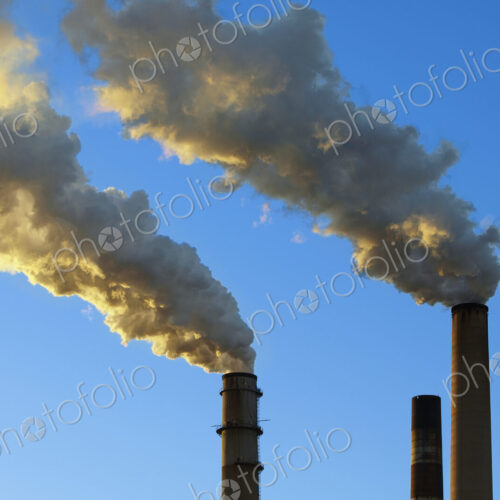 Smokestacks Billowing Smoke Smokestacks Billowing Smoke