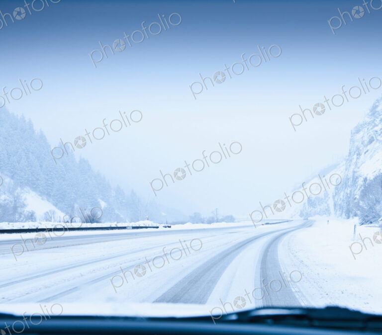 Snow-Covered Road