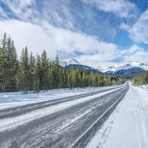Snowy road Snowy road