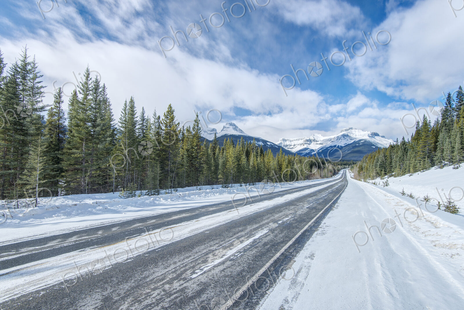 Snowy road