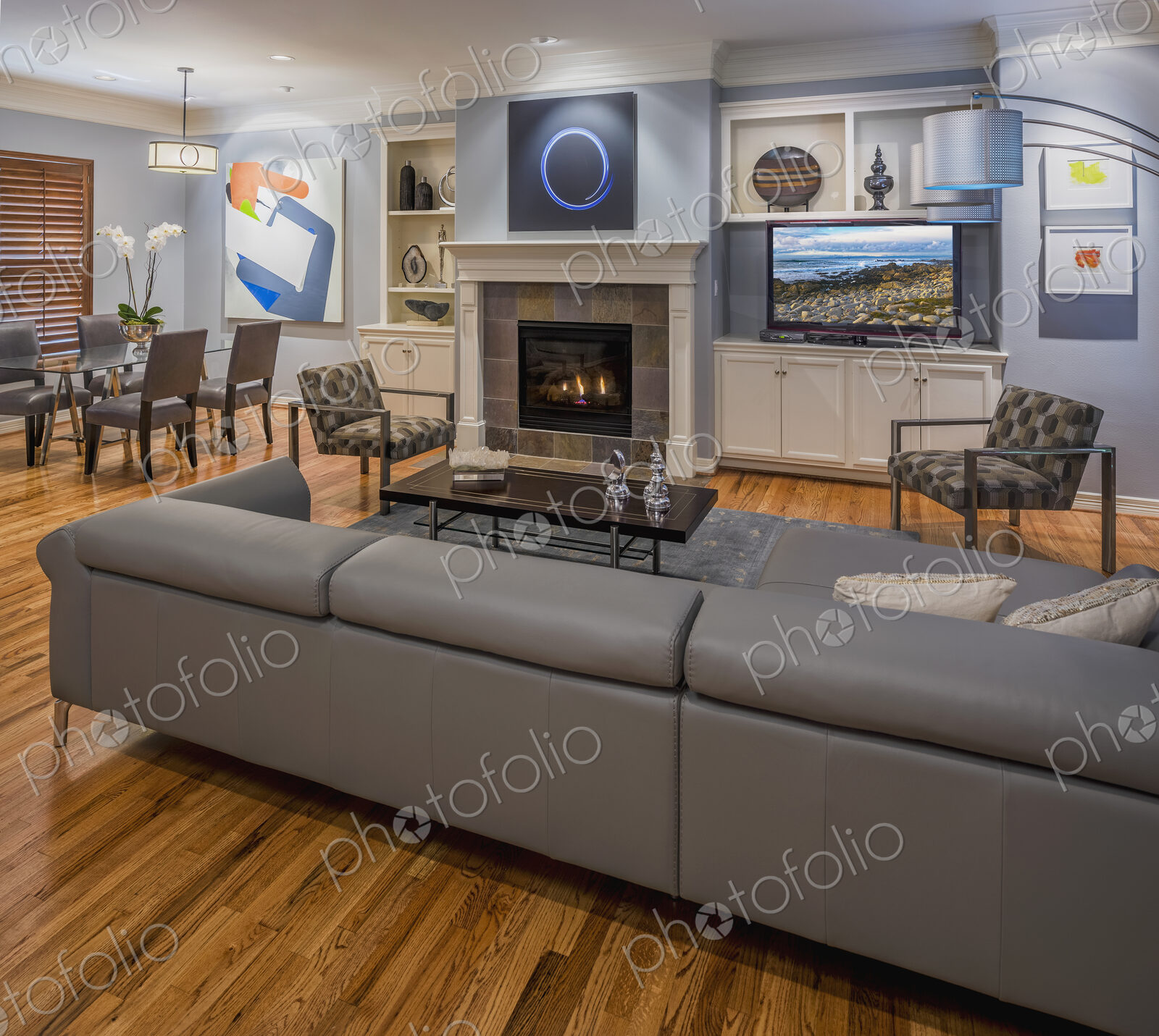Sofa in modern living room