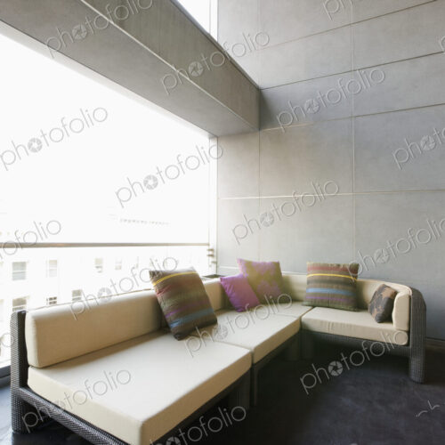 Sofa on luxury patio Sofa on luxury patio