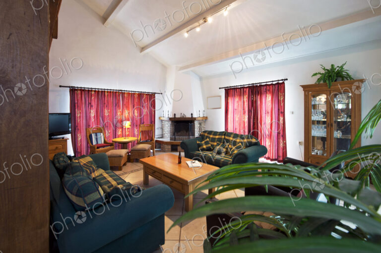 Sofas and coffee table in living room