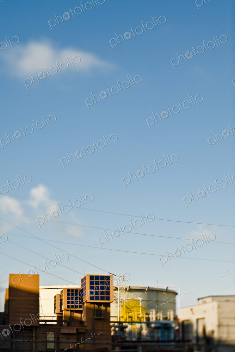 Solar Panels at an Oil Refinery