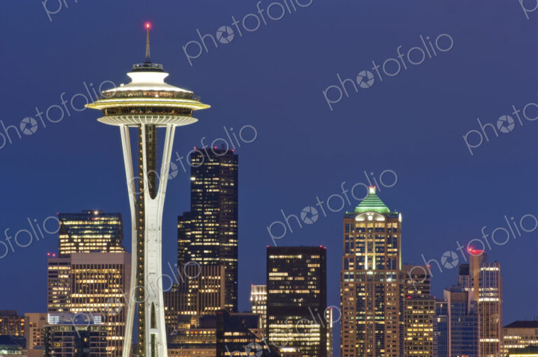 Space Needle and Downtown Seattle Skyline