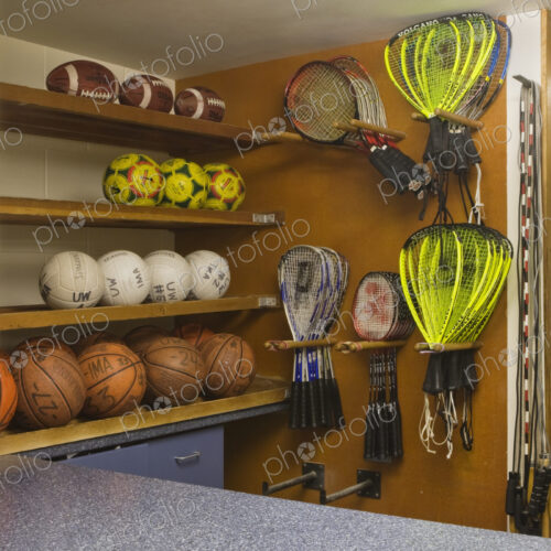 Sports Equipment Display