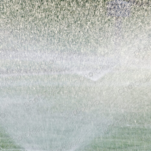 Sprinklers on Lawn