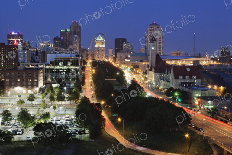 St Louis Skyline at Dusk