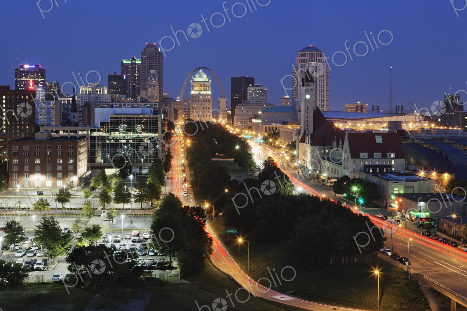 St Louis Skyline at Dusk