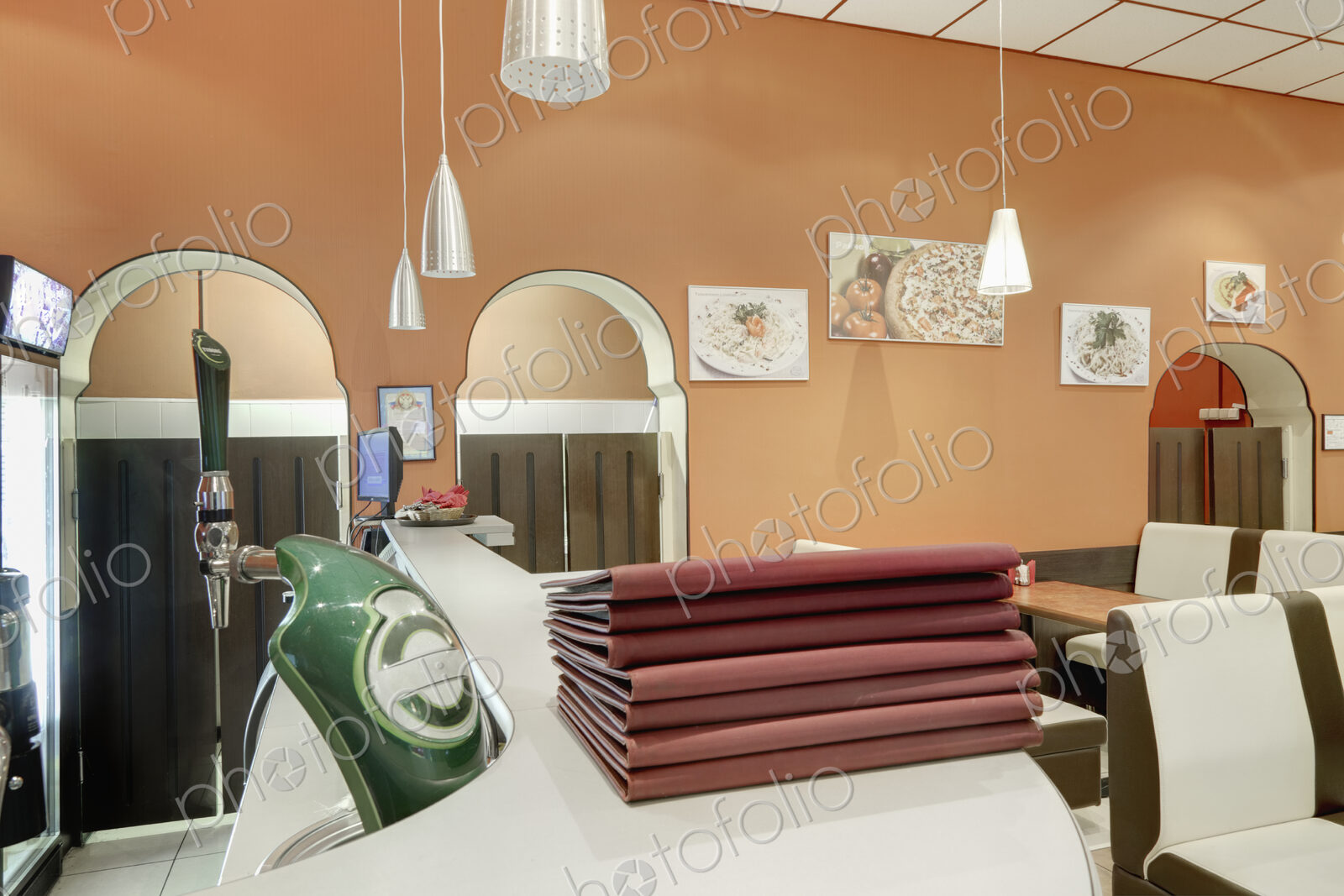 Stack of Menus at the Bar