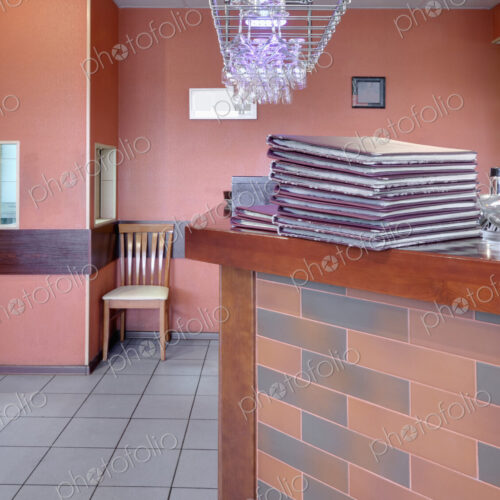 Stack of Menus on a Bar
