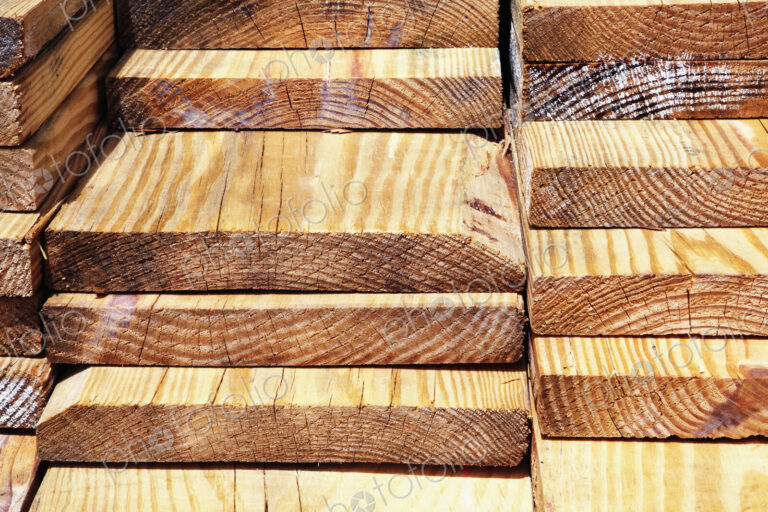 Stacked Wooden Planks