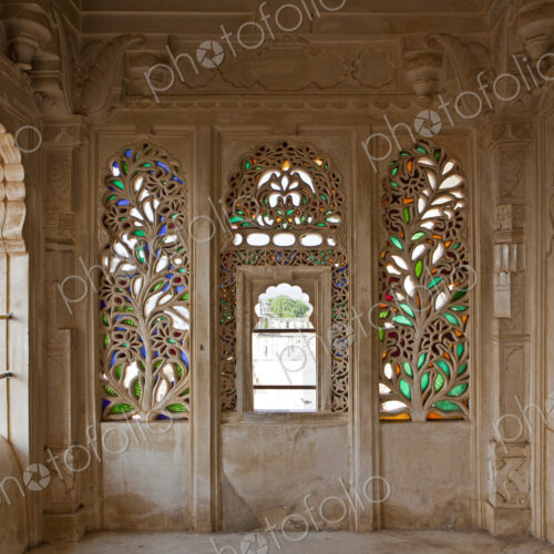Stained Glass Window in the City Palace Stained Glass Window in the City Palace