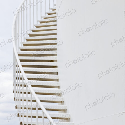 Stairs on a Water Storage Tank Stairs on a Water Storage Tank