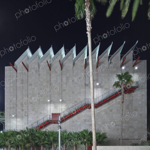 Stairs on the Outside of a Modern Building