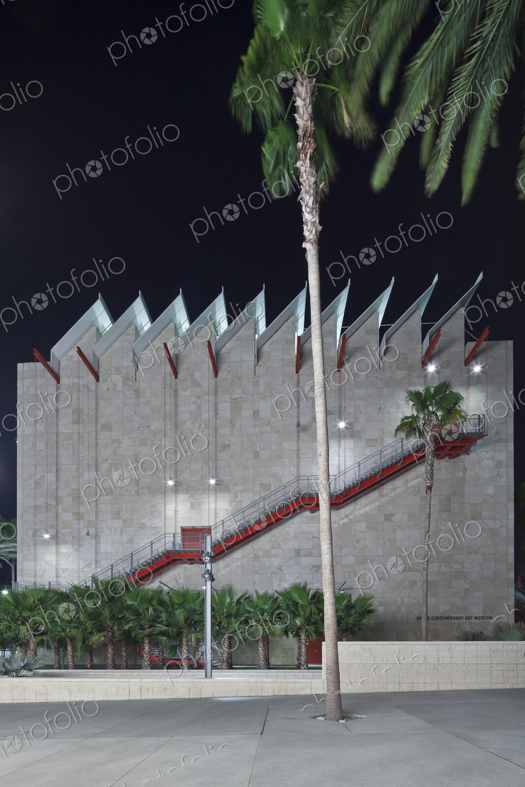 Stairs on the Outside of a Modern Building