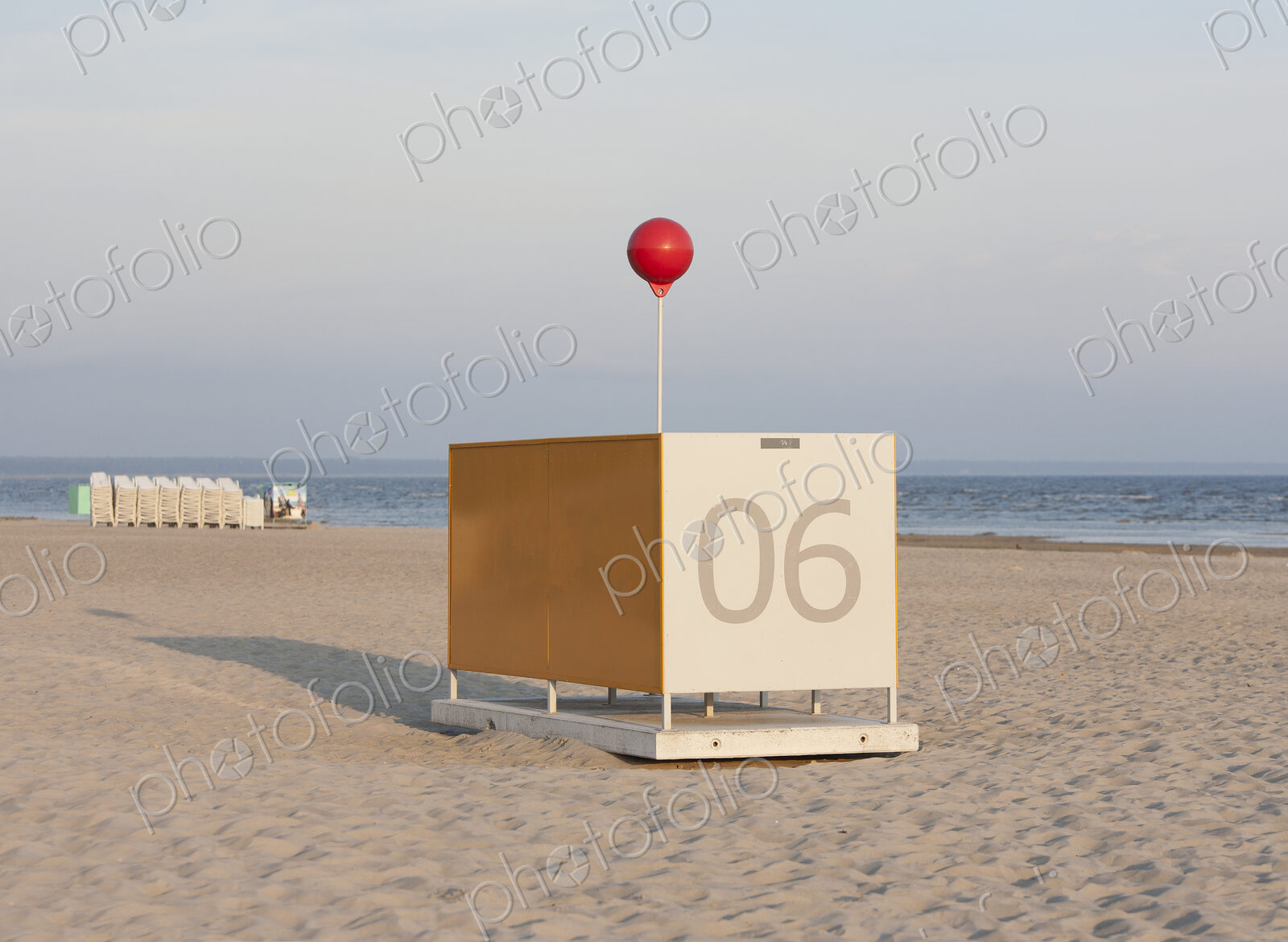Station Number Six, lifesaving station on the beach