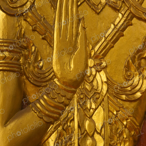 Statue, an apsara or guardian statue of a dancer in Ayutthaya Historical Park, Thailand Statue, an apsara or guardian statue of a dancer in Ayutthaya Historical Park, Thailand