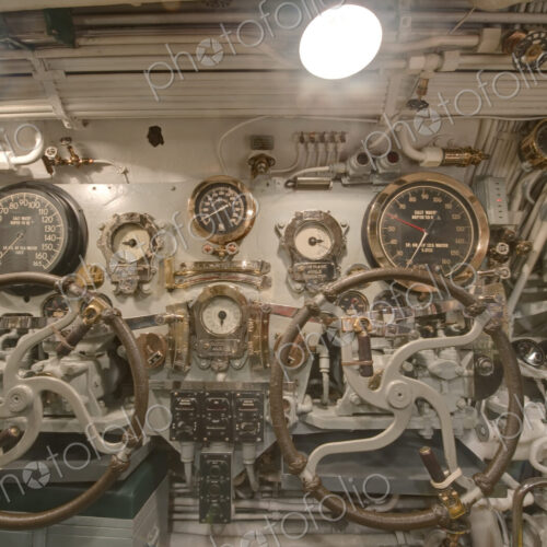 Steering Section on the USS Bowfin