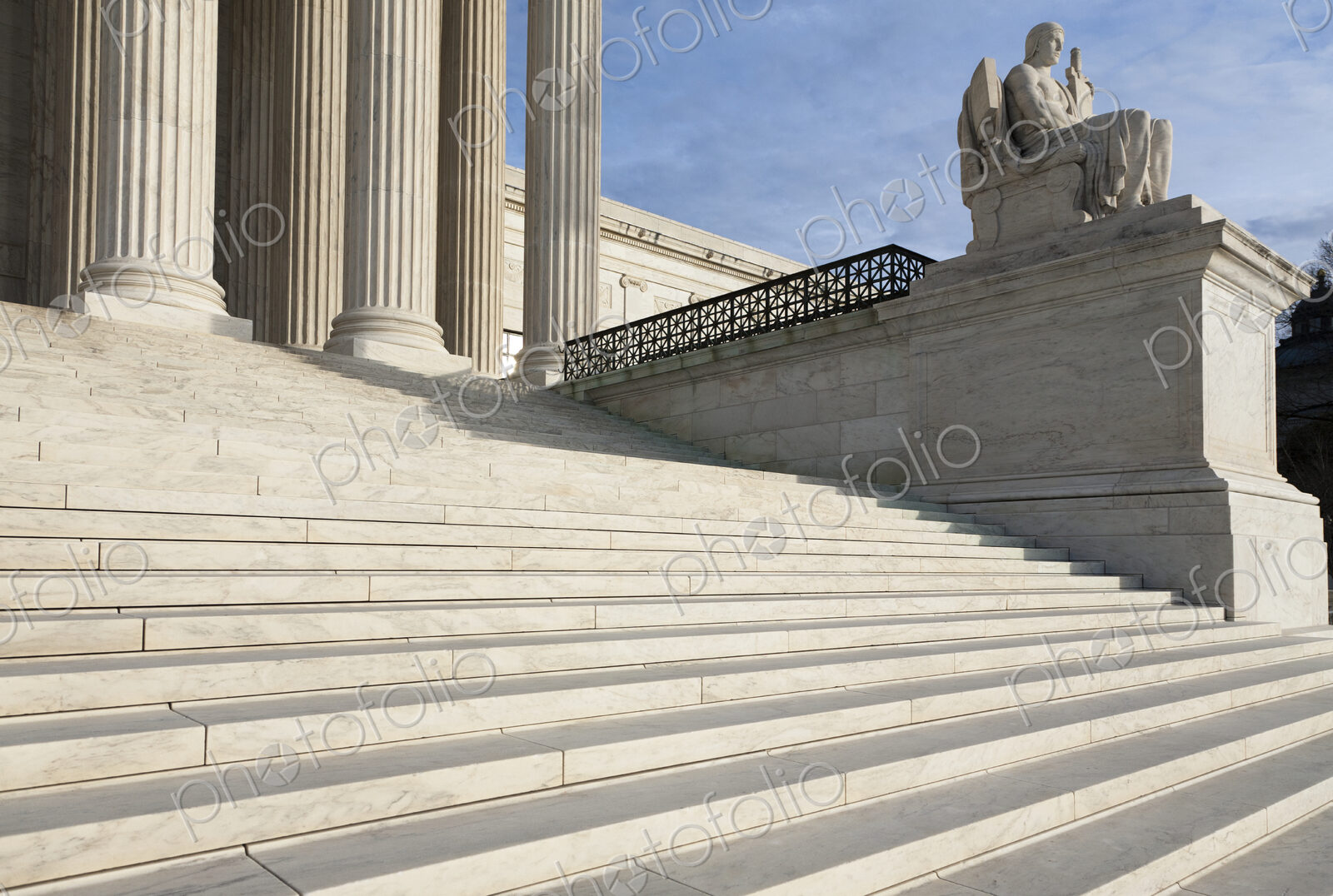 Steps and Statue of the Supreme Court Building