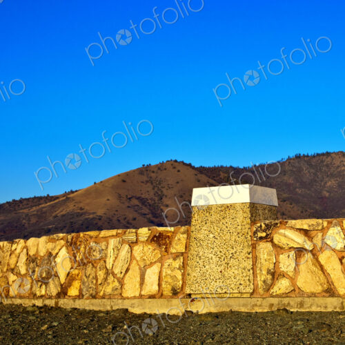 Stone Wall at Rest Stop Stone Wall at Rest Stop